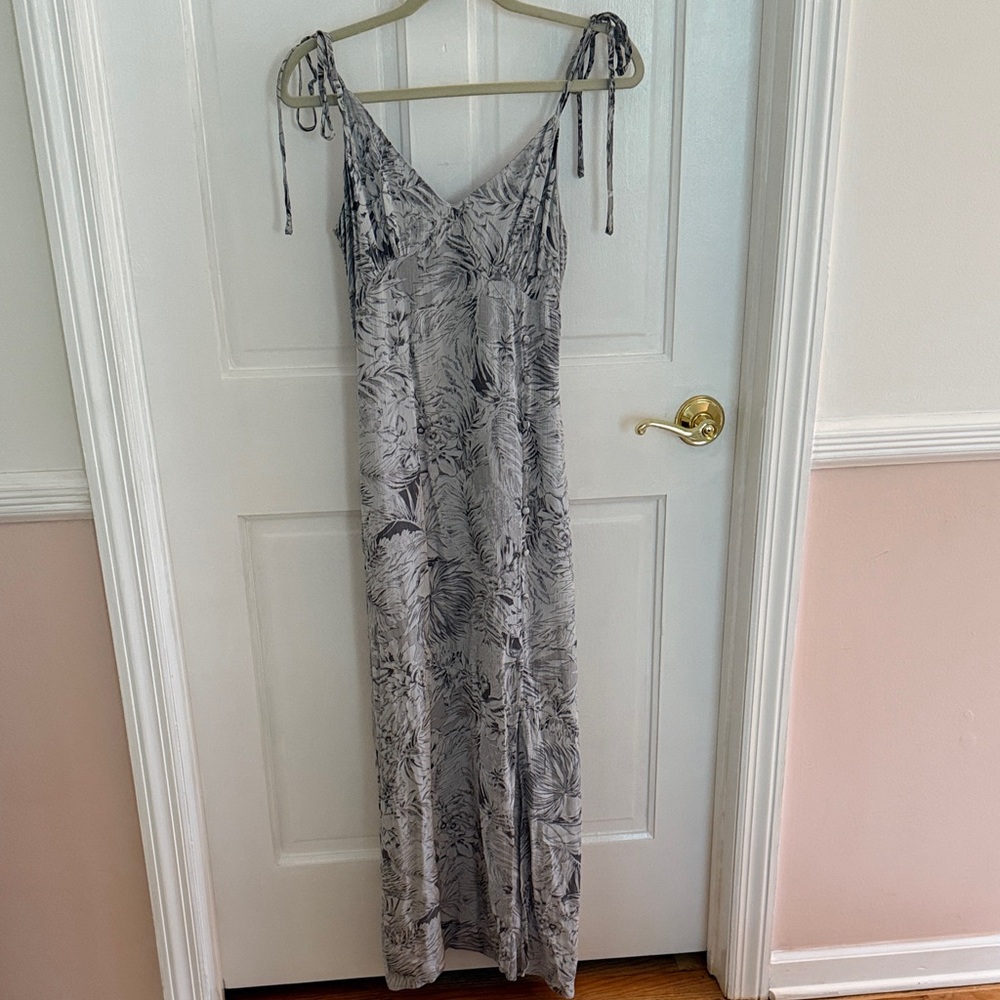Tropical Floral Maxi Dress